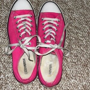 Converse Hot Pink Sneakers Size 8